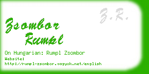 zsombor rumpl business card